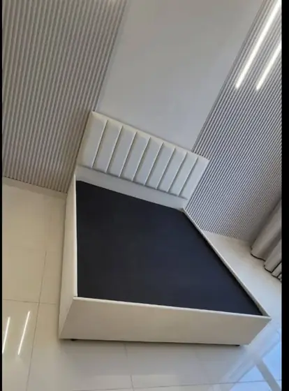 Fabric Storage Bed with Lift-Up Base
