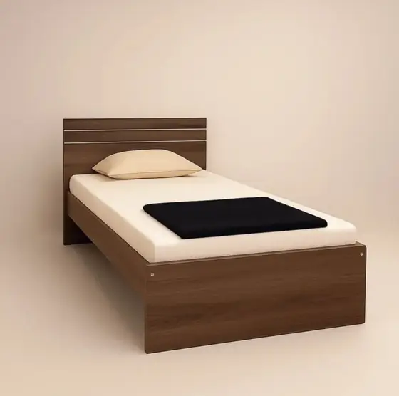 Single Bed in Walnut